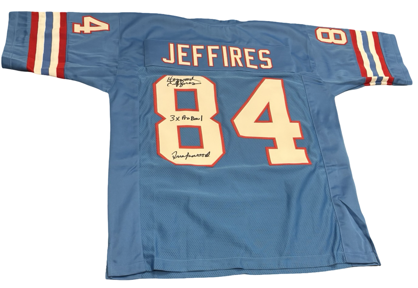 Haywood Jeffires Signed Jersey - Houston Oilers Freakwood