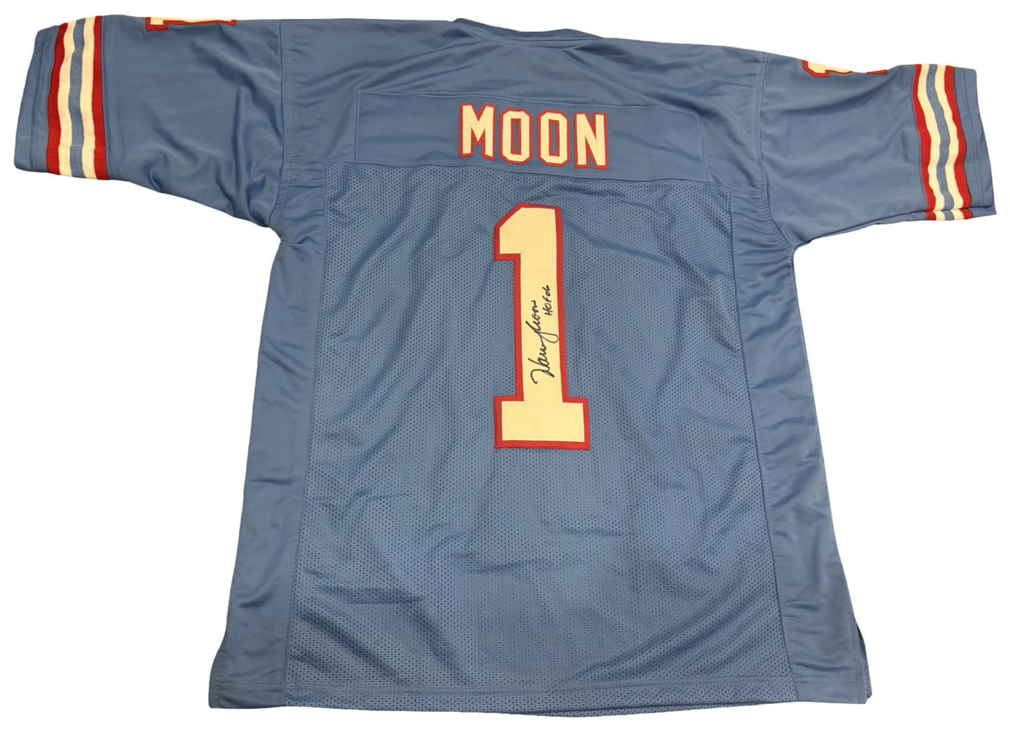Warren Moon Signed Jersey - Houston Oilers NFL HOF