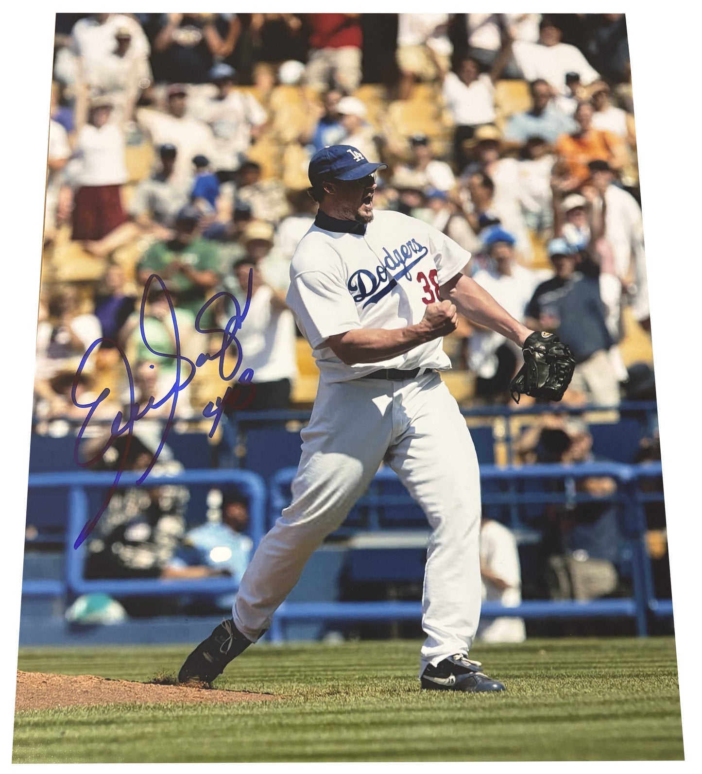 Eric Gagne Signed 11x14 Photo MLB Los Angeles Dodgers