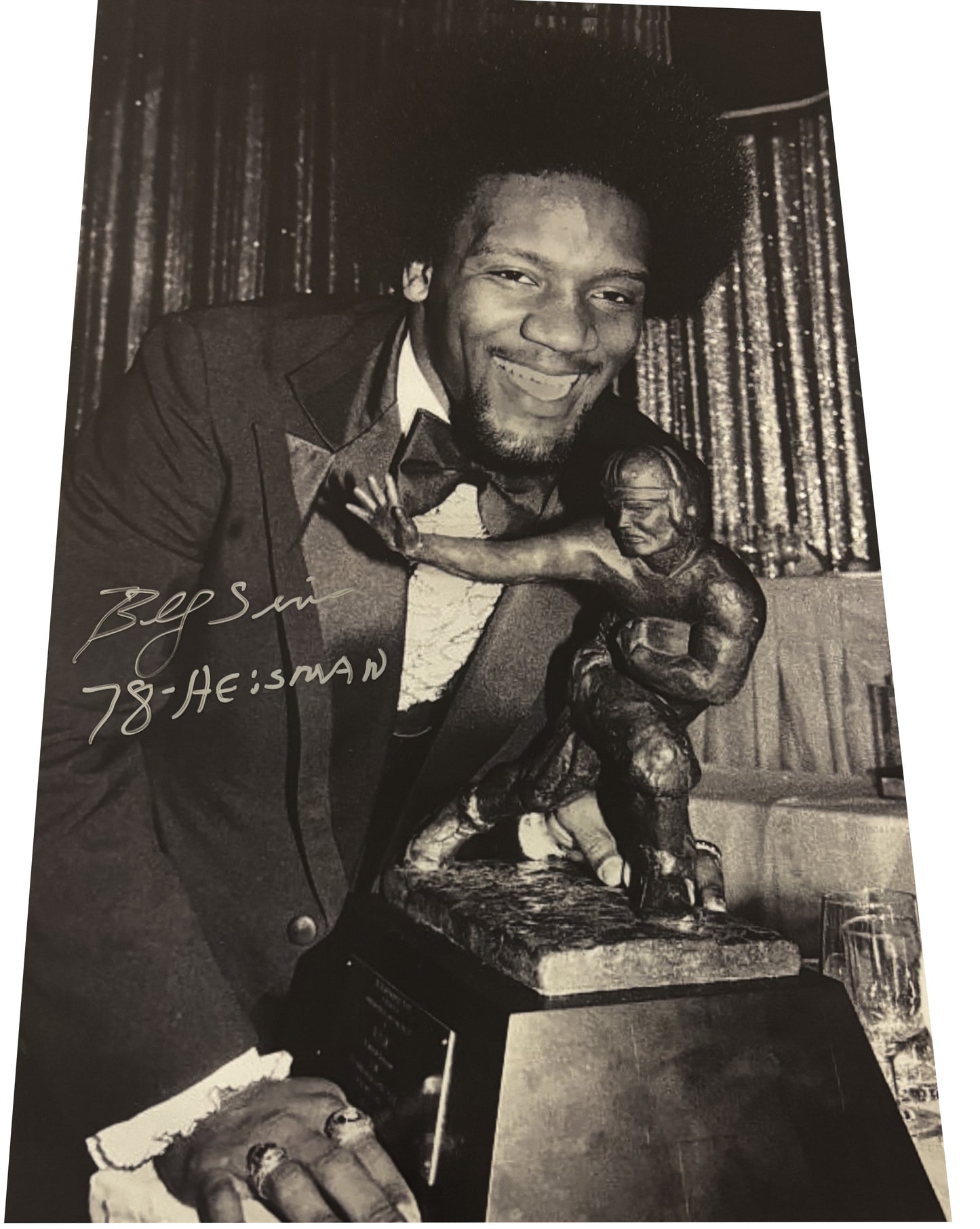 Billy Sims Signed 11x17 Photo Oklahoma Sooners Heisman Auto