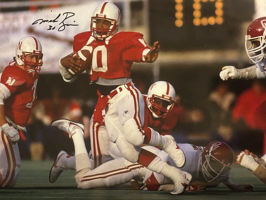 Mike Rozier Signed 16x20 Photo NFL Autographed NCAA Nebraska Heisman