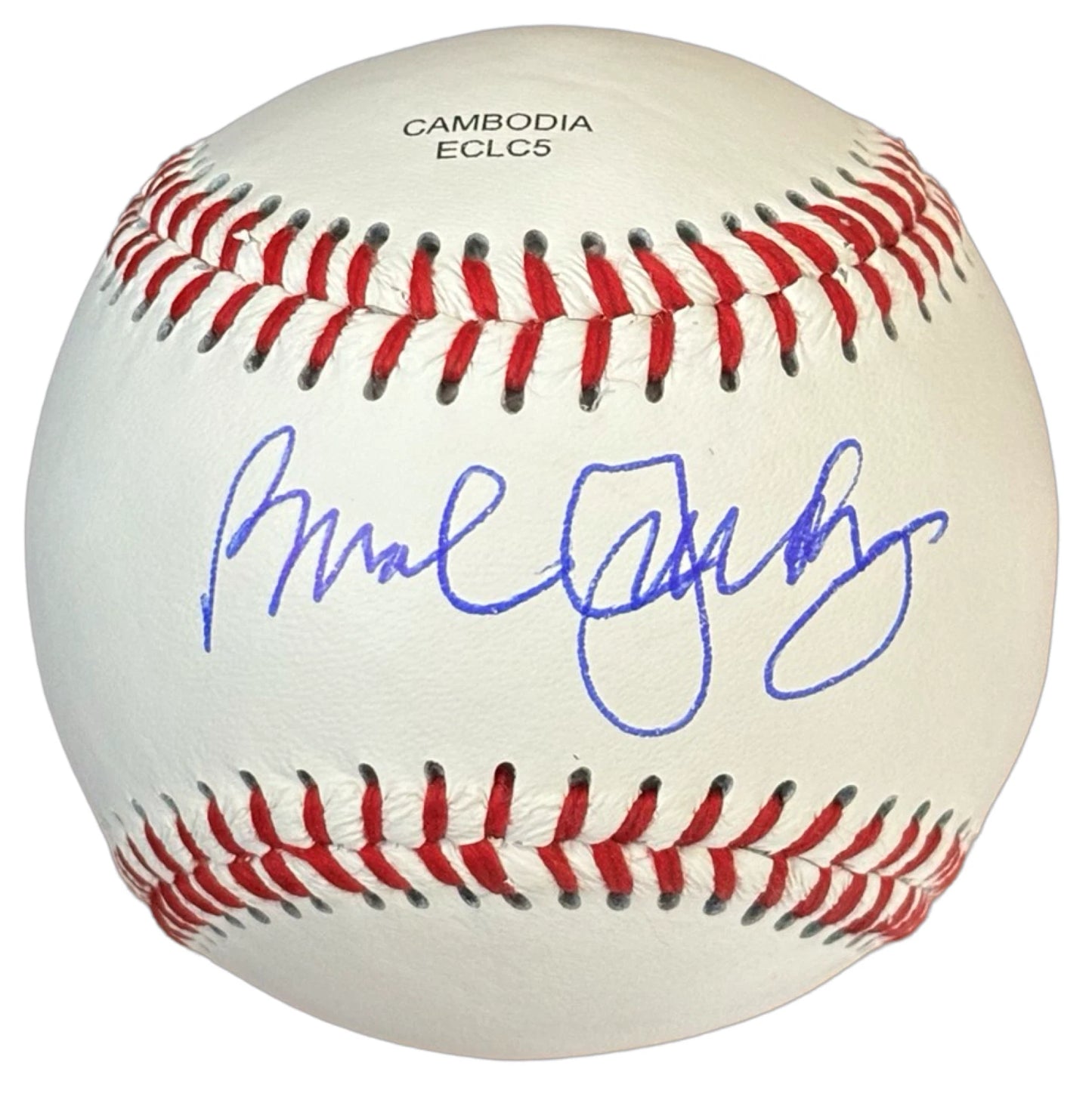 Brook Jacoby Signed Rawlings Official League Baseball Athletics Indians