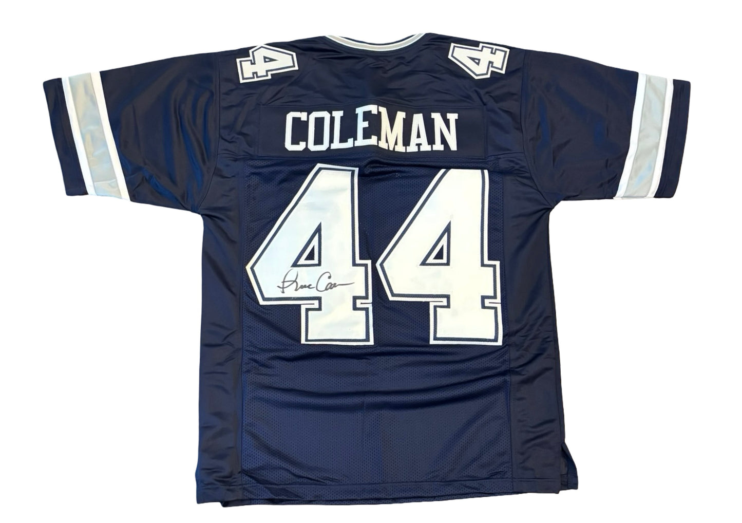 Lincoln Coleman Signed Navy Jersey Dallas Cowboys NFL