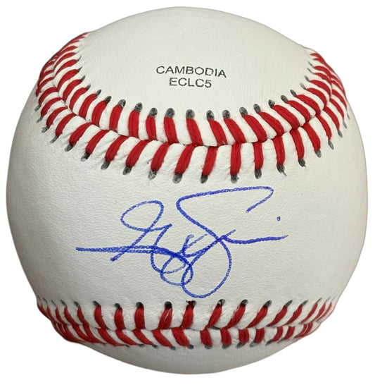 Greg Swindell Signed Rawlings Official League Baseball Astros Indians Longhorns