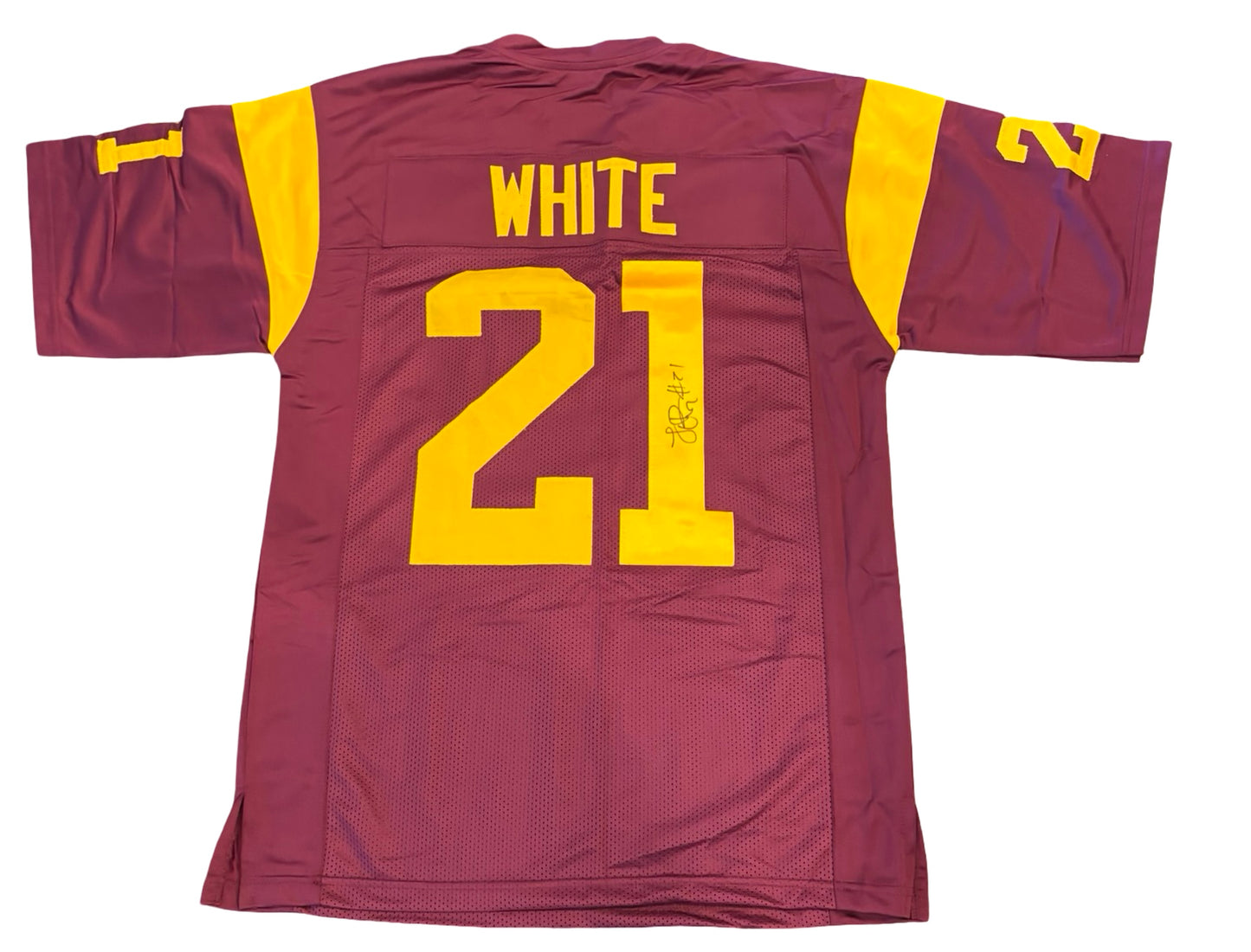 Lendale White Signed Jersey USC Trojans NCAA NFL