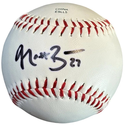 Matt Beaty Signed Rawlings Official League Baseball Kansas City Royals