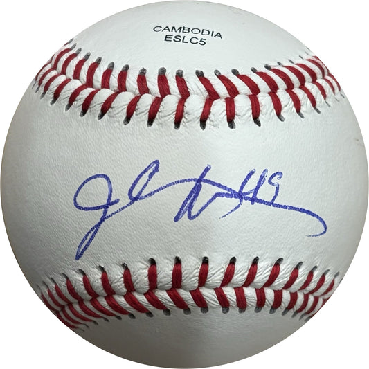 John Rocker Signed Rawlings Official League Baseball Braves Indians