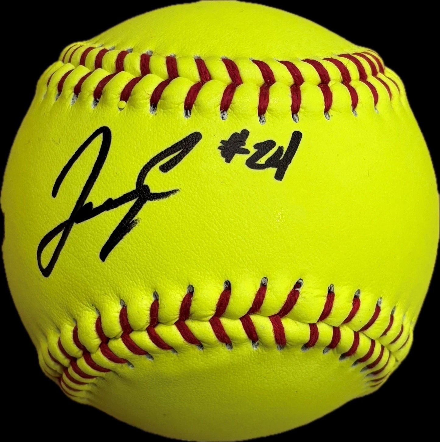 Jayda Coleman Signed Dudley Official 12” Softball - Oklahoma Sooners Team USA