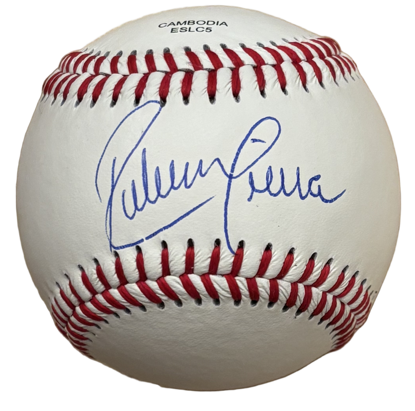 Ruben Sierra Signed Rawlings Official League Baseball Texas Rangers