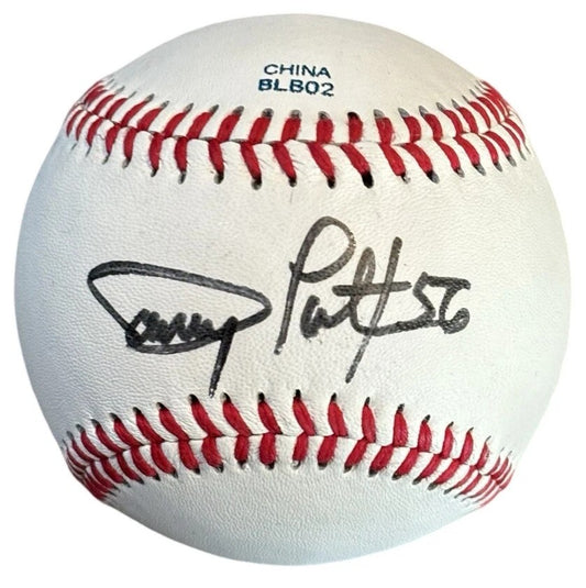 Danny Patterson Signed Rawlings Official League Baseball Texas Rangers