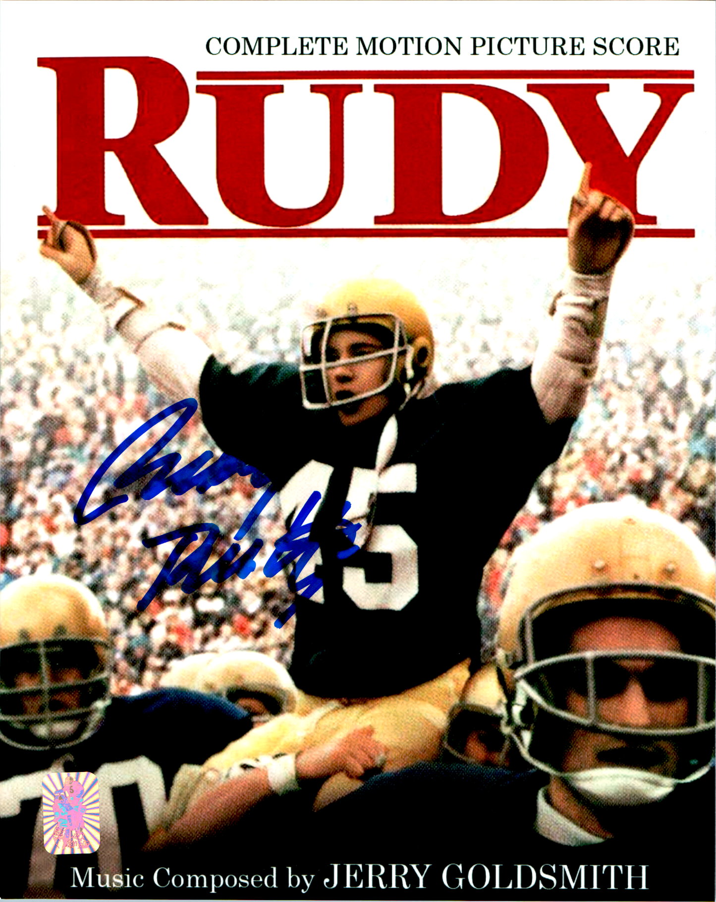 Rudy Ruettiger Signed 8x10 Photo Movie Poster Rudy Hologram