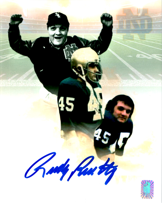 Rudy Ruettiger Signed 8x10 Photo Custom Edit Rudy Hologram