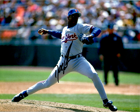 Doc Gooden Signed 8x10 Photo MLB New York Mets Dwight Horizontal