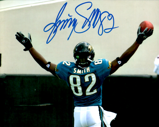 Jimmy Smith Signed 8x10 Photo Jacksonville Jaguars Arms Up