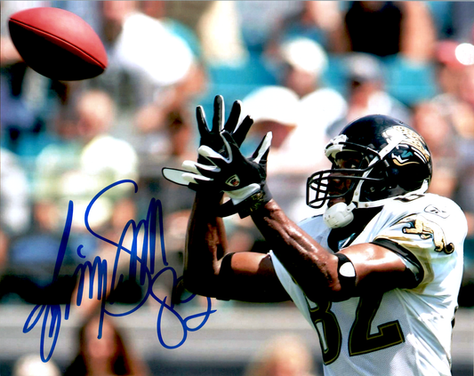 Jimmy Smith Signed 8x10 Photo Jacksonville Jaguars Catch