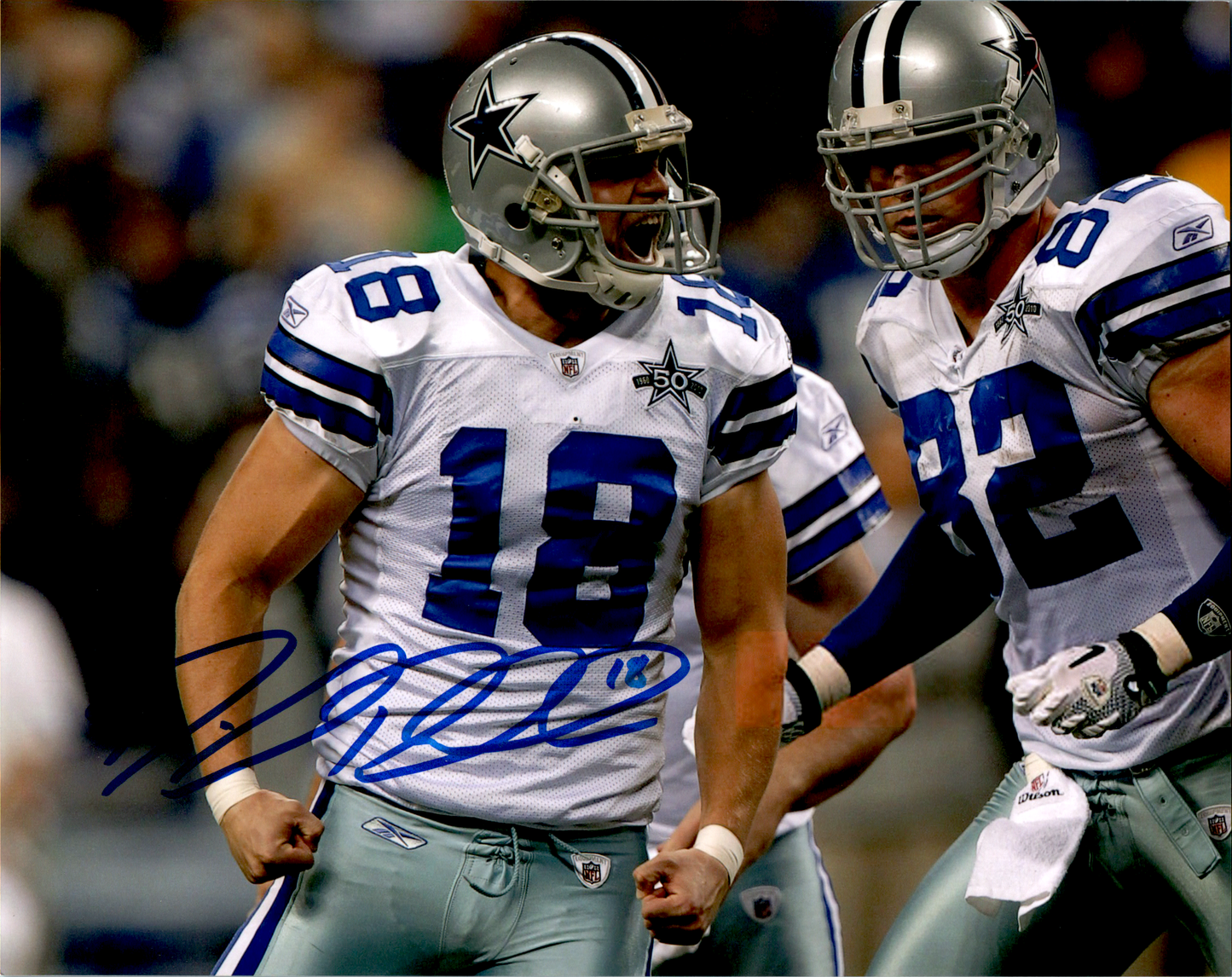 David Buehler Signed 8x10 Photo - Dallas Cowboys NFL Black Horiz