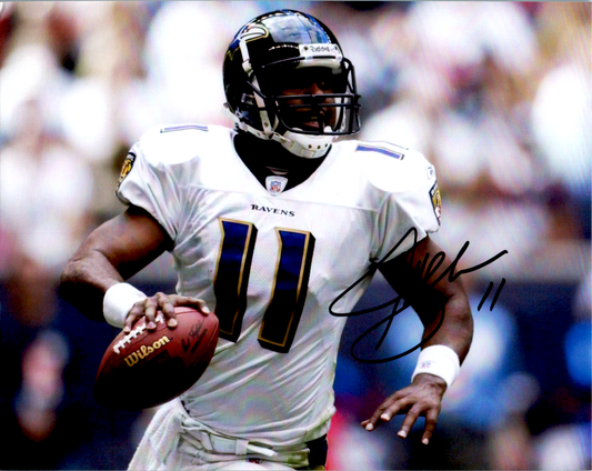 Jeff Blake Signed 8x10 Photo NFL Autograph COA Baltimore Ravens