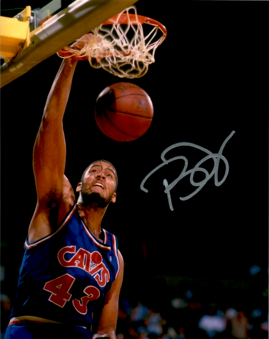 Brad Daugherty Signed 8x10 Photo NBA Cleveland Cavs Auto