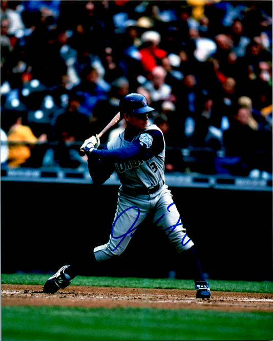 Jeff Frye Signed 8x10 Photo MLB Auto Toronto Blue Jays Batting