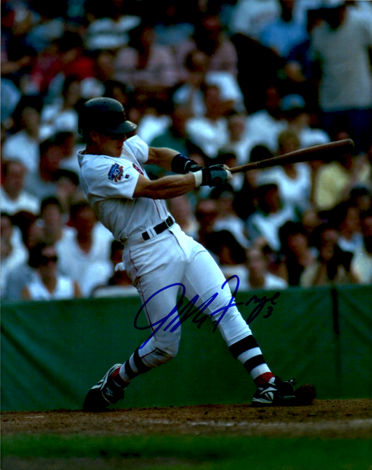 Jeff Frye Signed 8x10 Photo MLB Auto Batting Boston Red Sox