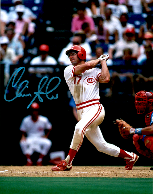 Chris Sabo Signed 8x10 Photo MLB Cincinnati Reds Auto Vert