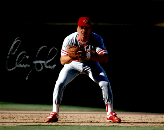 Chris Sabo Signed 8x10 Photo MLB Cincinnati Reds Auto Horiz