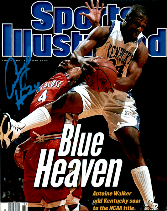 Antoine Walker Signed 8x10 Photo NCAA Kentucky Sports Illustrated