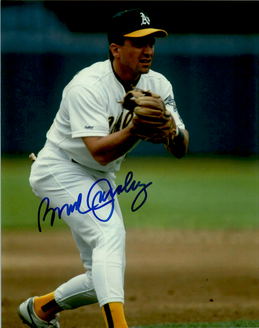 Brook Jacoby Signed 8x10 Photo MLB Auto Oakland Athletics A's