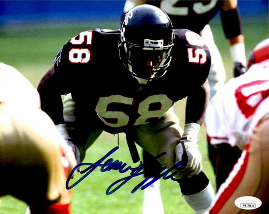 Jessie Tuggle Signed 8x10 Photo - Atlanta Falcons JSA