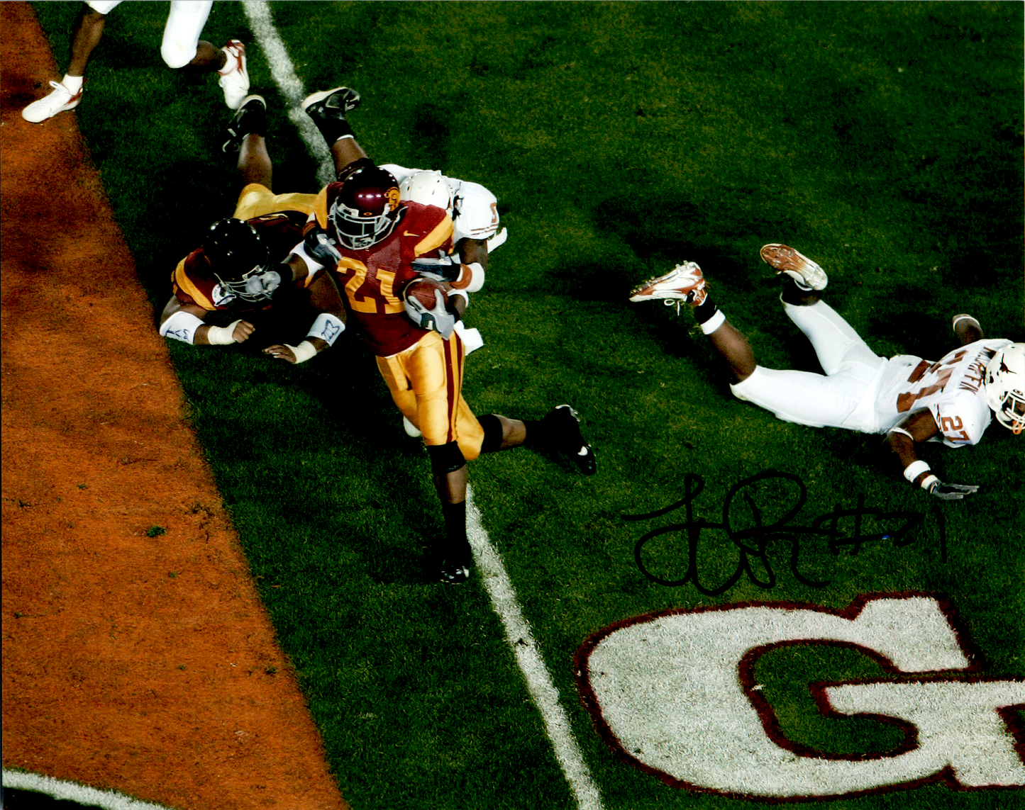 Lendale White Signed 8x10 Photo Autograph COA USC Trojans