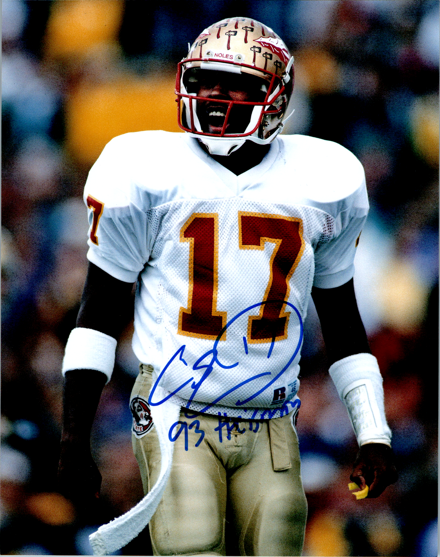 Charlie Ward Signed 8x10 Photo Autograph Florida State Seminoles White Auto