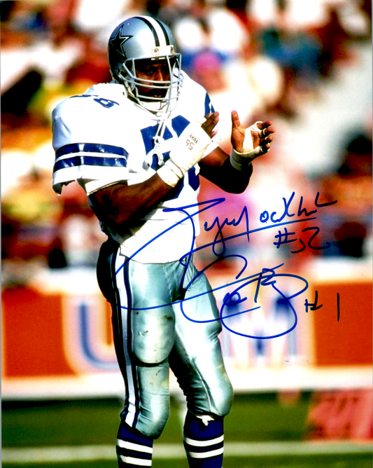 Eugene Lockhart Signed 8x10 Photo Autograph COA Dallas Cowboys NFL