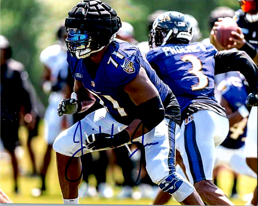 Ja'Wuan James Signed 8X10 Photo - Baltimore Ravens - COA Autographed