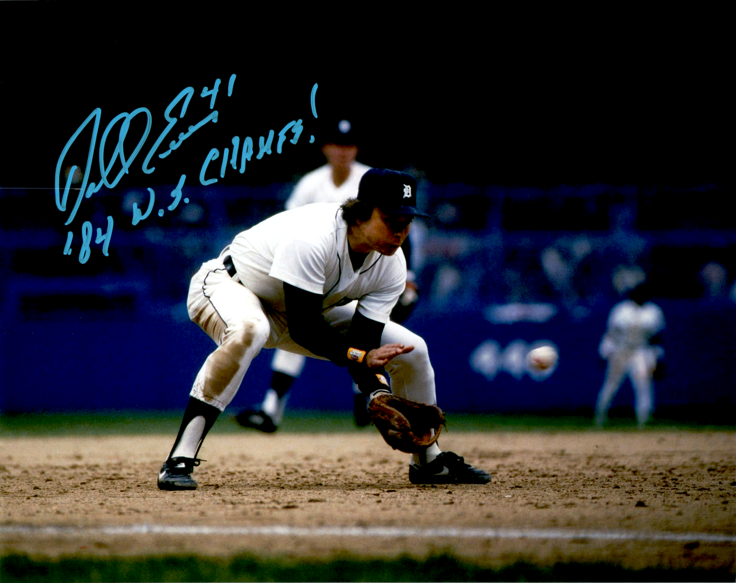 Darrell Evans Signed 8x10 Photo MLB Detroit Tigers '84 WS Champs