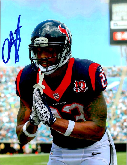 Arian Foster Signed 8x10 Photo - Houston Texans - NFL Namaste