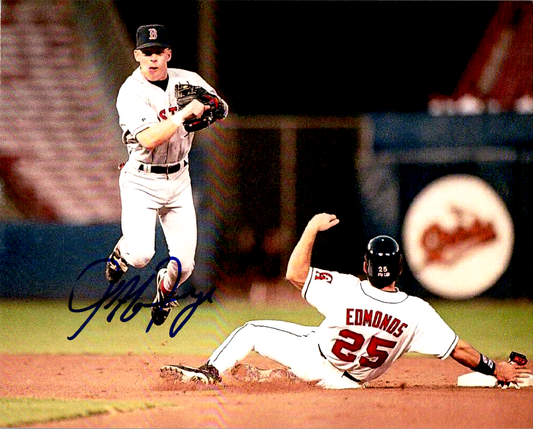 Jeff Frye Signed 8x10 Photo MLB Auto Batting Boston Red Sox Fielding