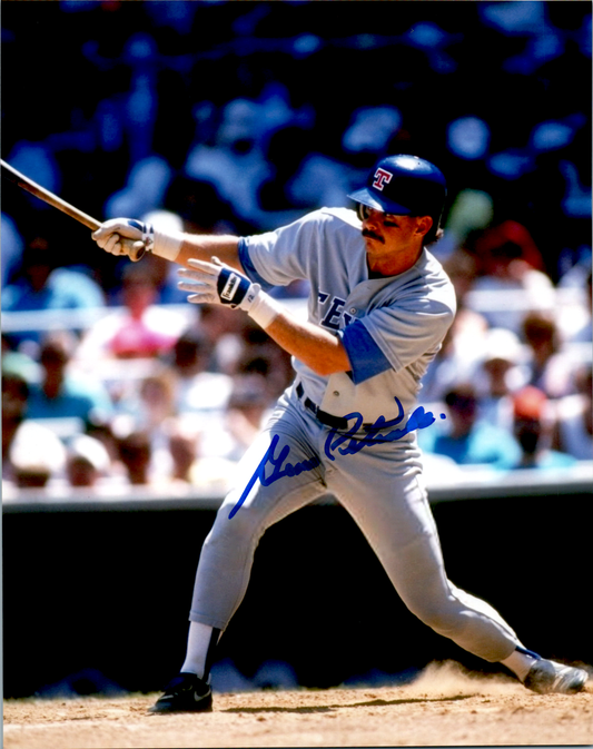 Geno Petralli Signed 8x10 Photo MLB Auto Texas Rangers