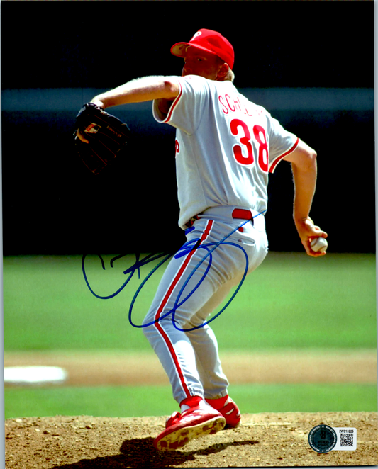 Curt Schilling Signed 8x10 Photo MLB Autographed Philadelphia Phillies Auto