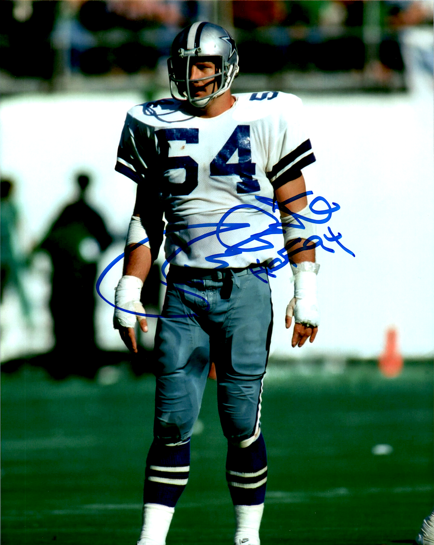 Randy White Signed 8x10 Photo Dallas Cowboys NFL HOF COA