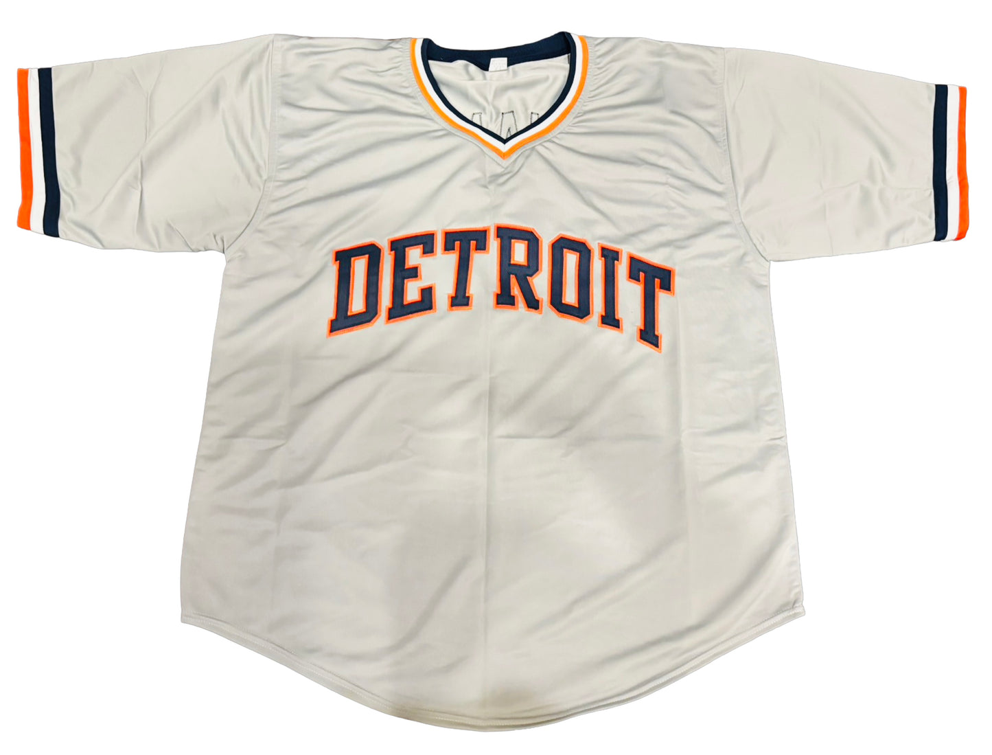Darrell Evans Signed Grey Jersey - Autographed Detroit Tigers