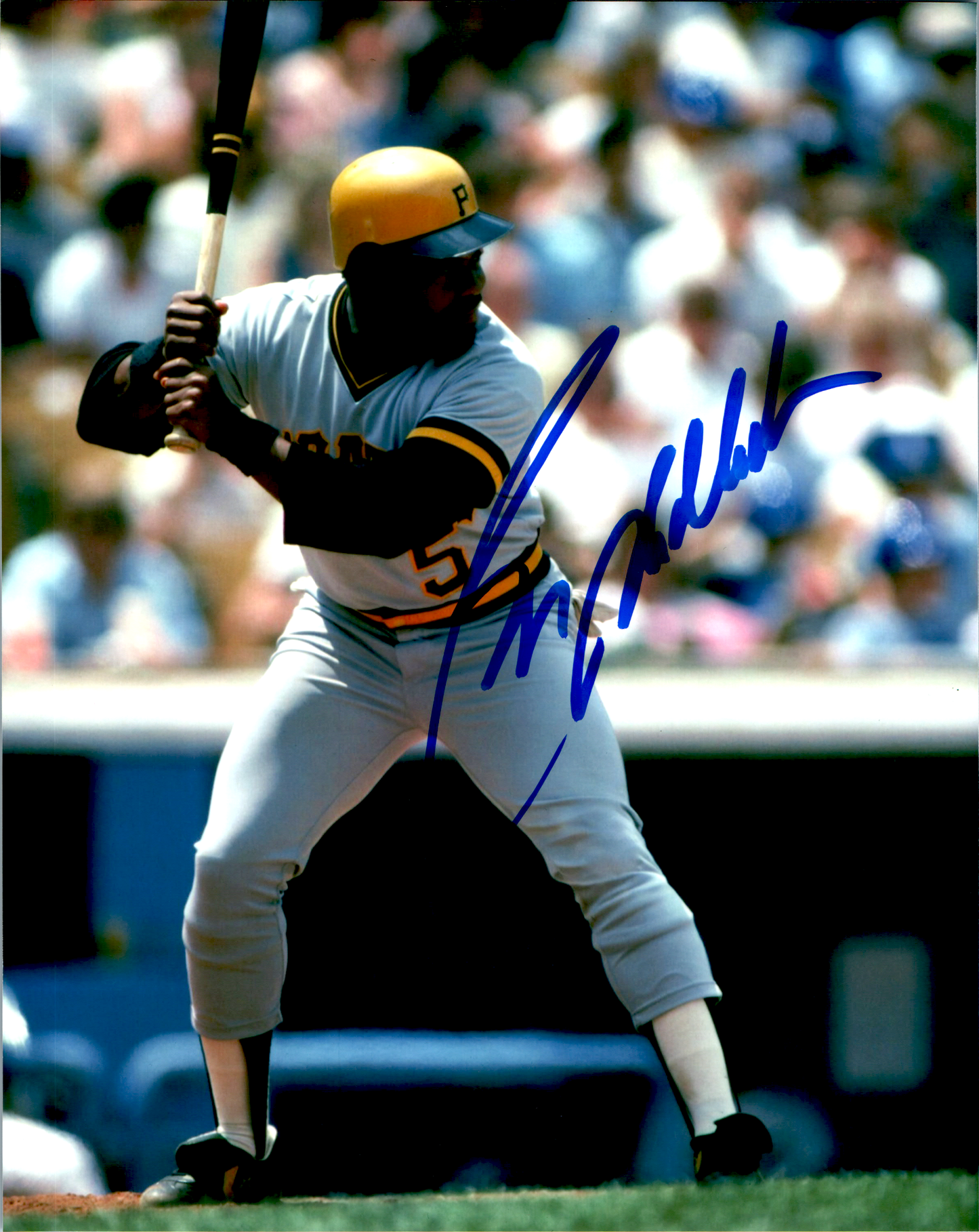 Bill Madlock Signed 8x10 Photo Pittsburgh Pirates Batting MLB