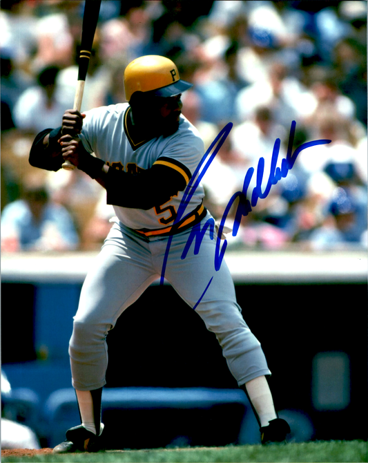 Bill Madlock Signed 8x10 Photo Pittsburgh Pirates Batting MLB