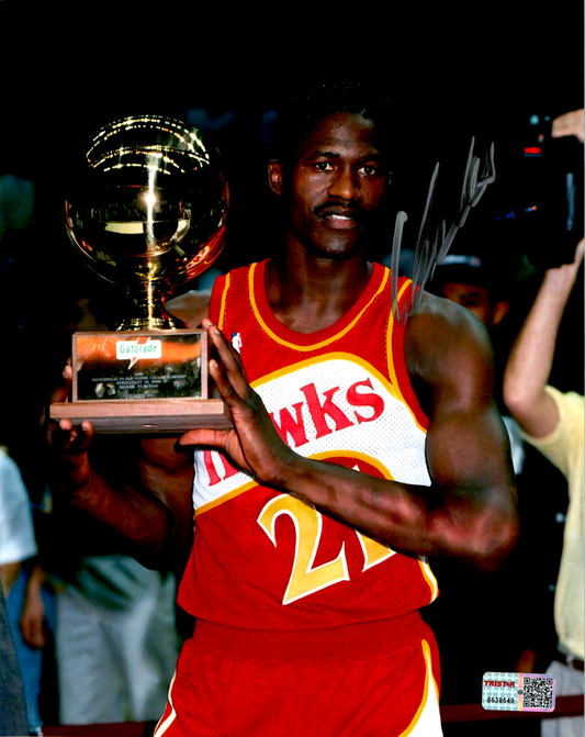 Dominique Wilkins Signed 8x10 Photo NBA Hawks
