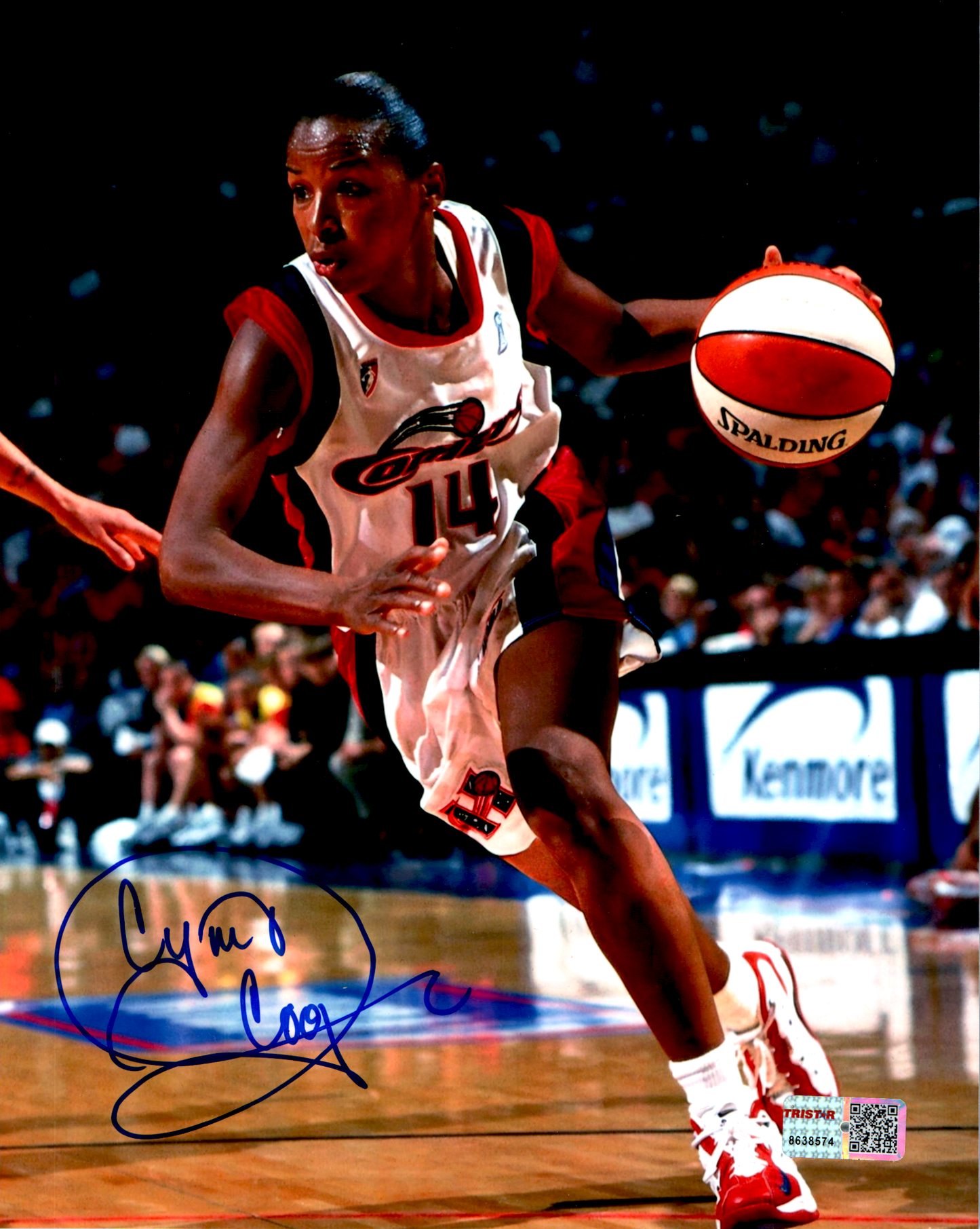 Cynthia Cooper Signed 8x10 Photo NBA Comets