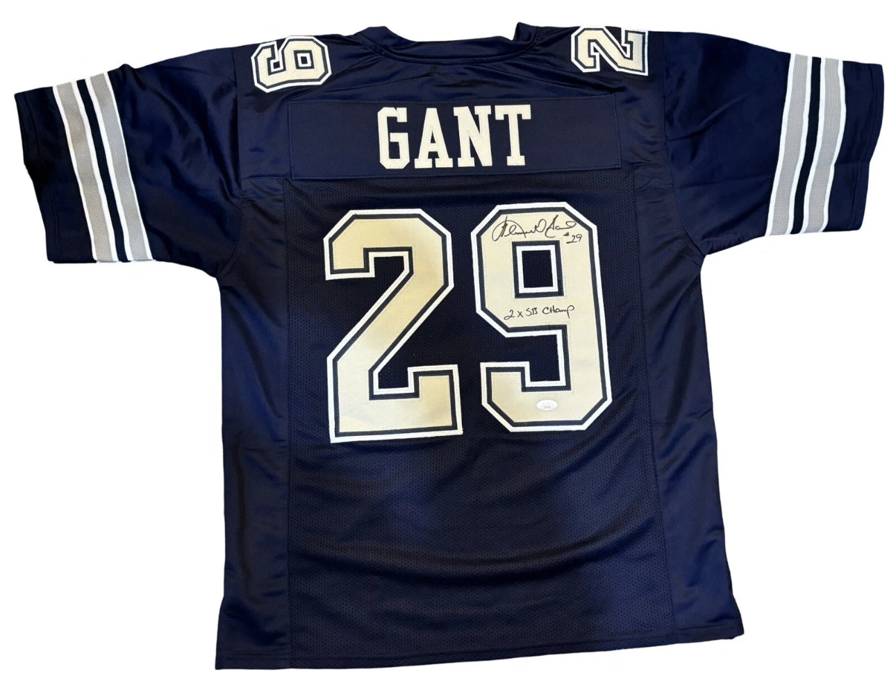 Kenny Gant Signed Navy Jersey Dallas Cowboys NFL