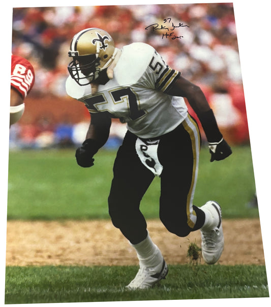 Rickey Jackson Signed 16x20 Photo NFL HOF New Orleans Saints