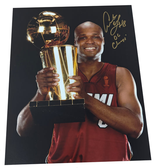 Antoine Walker Signed 11x14 Photo NBA Miami Heat Autographed