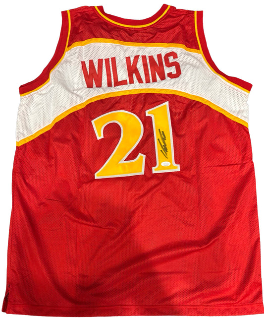 Dominique Wilkins Signed Jersey - Atlanta Hawks - JSA