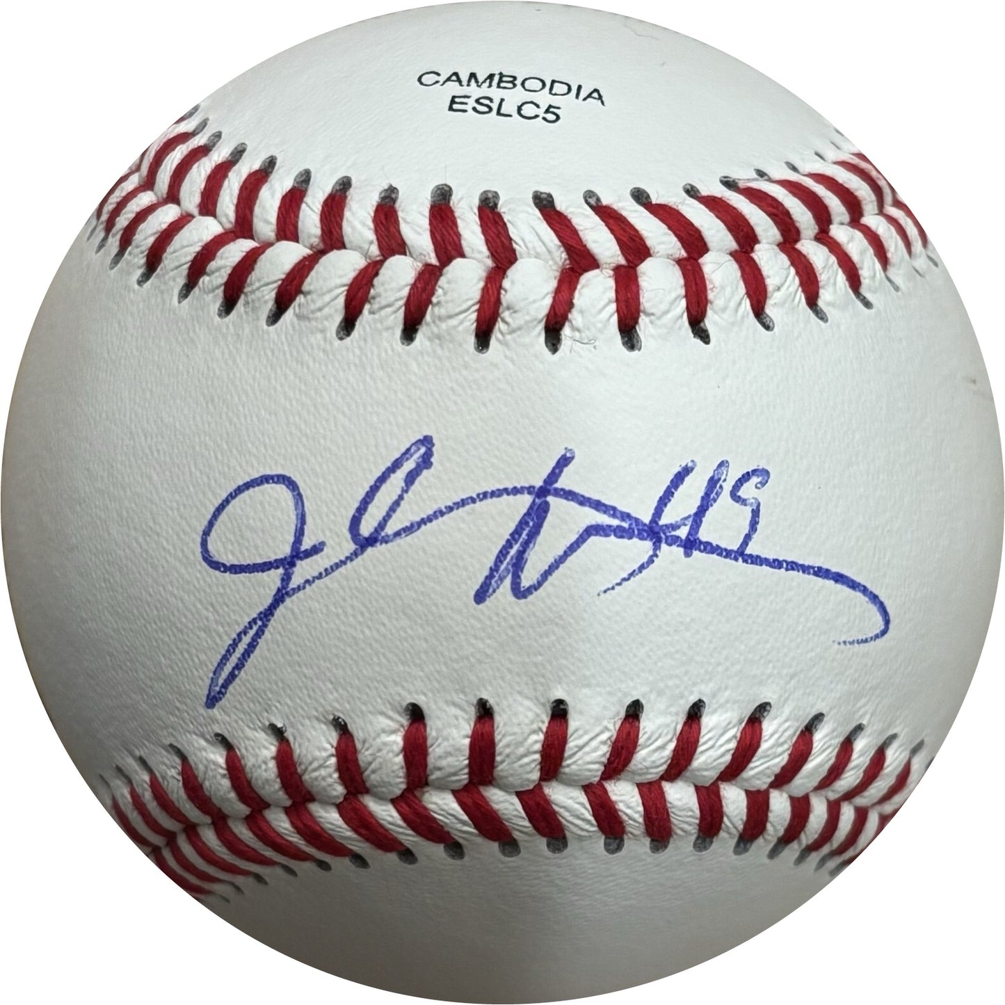 John Rocker Signed Rawlings Official League Baseball Braves Indians