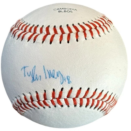 Tyler Ivey Signed Rawlings Official League Baseball Houston Astros